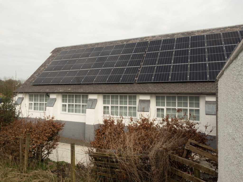 Barrhill CIC solar panels